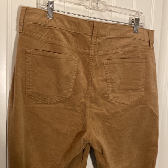 St. John’s Bay Straight Leg Corduroy Mid Rise Pant. Size 18. Color - Dark Camel - Picture 7 of 11